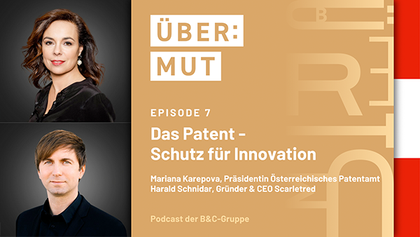 Mariana Karepova und Harald Schnidar zu Gast im B&C-Podcast Über:Mut